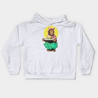 Cook monkey Kids Hoodie